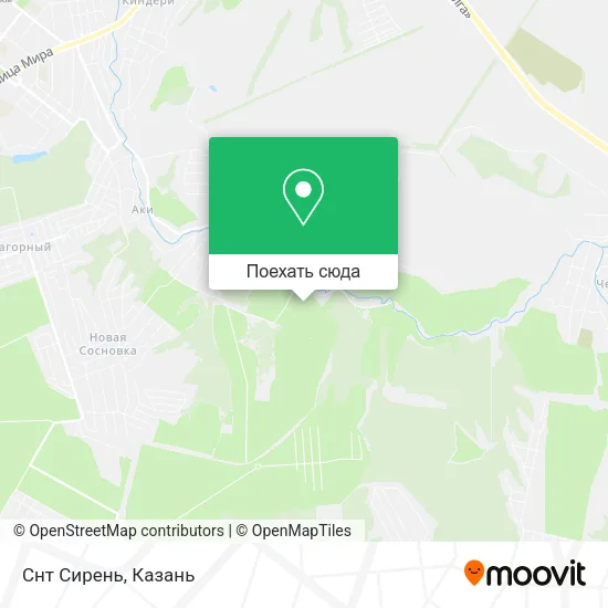 Карта Снт Сирень