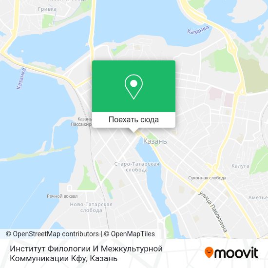 Карта Институт Филологии И Межкультурной Коммуникации Кфу