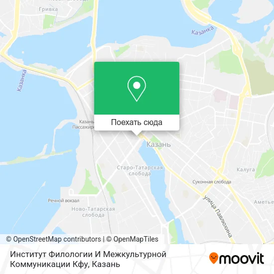 Карта Институт Филологии И Межкультурной Коммуникации Кфу