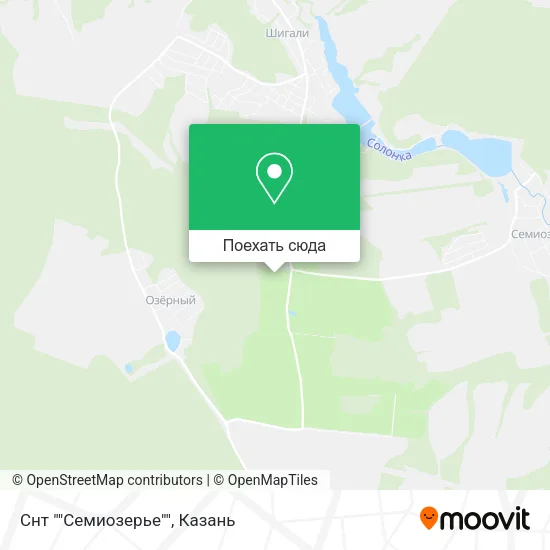 Карта Снт ""Семиозерье""