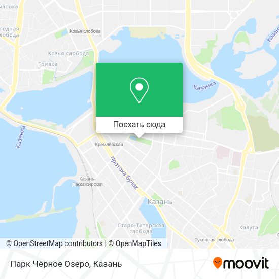 Карта Парк Чёрное Озеро