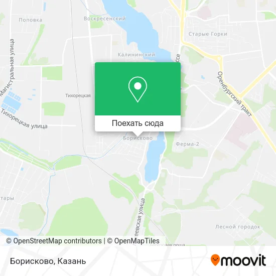 Карта Борисково