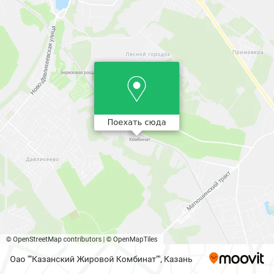 Карта Оао ""Казанский Жировой Комбинат""