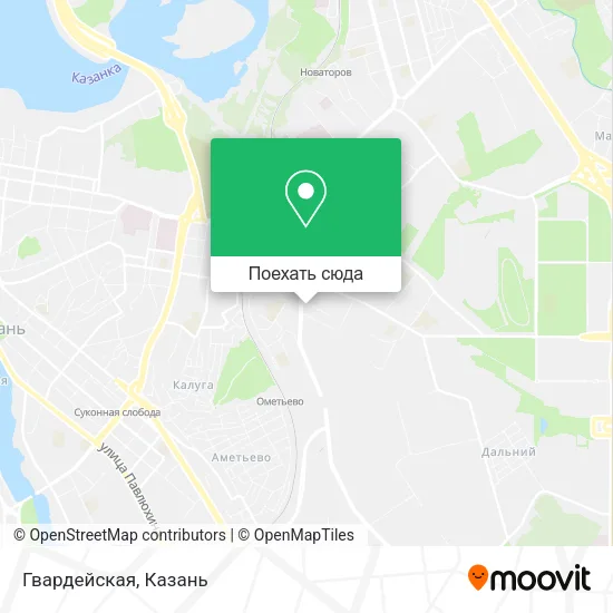 Карта Гвардейская