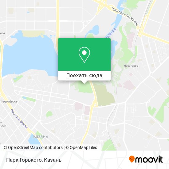 Парк горького казань карта парка