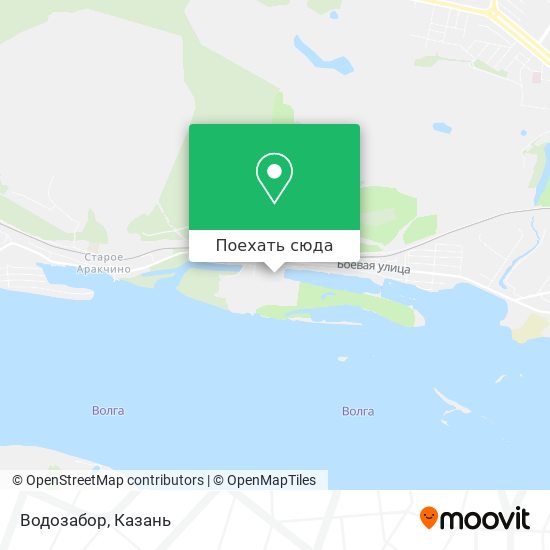 Карта Водозабор