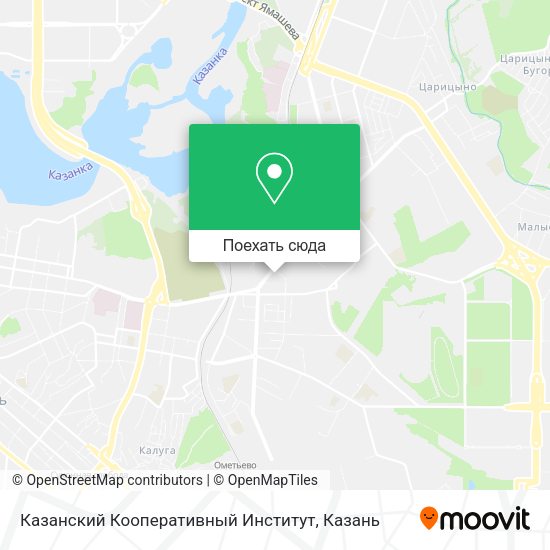 Карта Казанский Кооперативный Институт