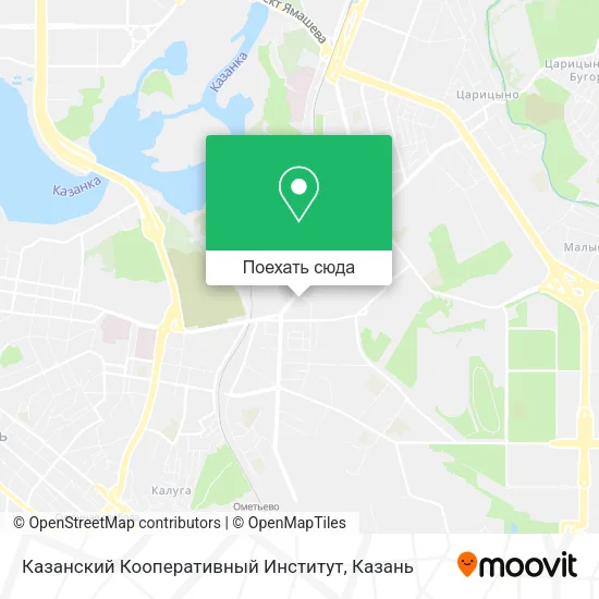 Карта Казанский Кооперативный Институт