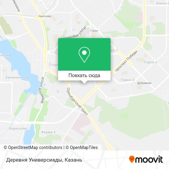 Карта Деревня Универсиады