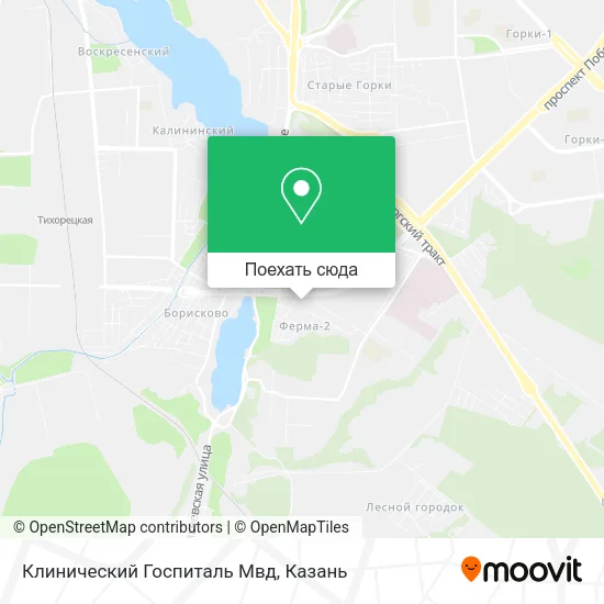 Карта Клинический Госпиталь Мвд