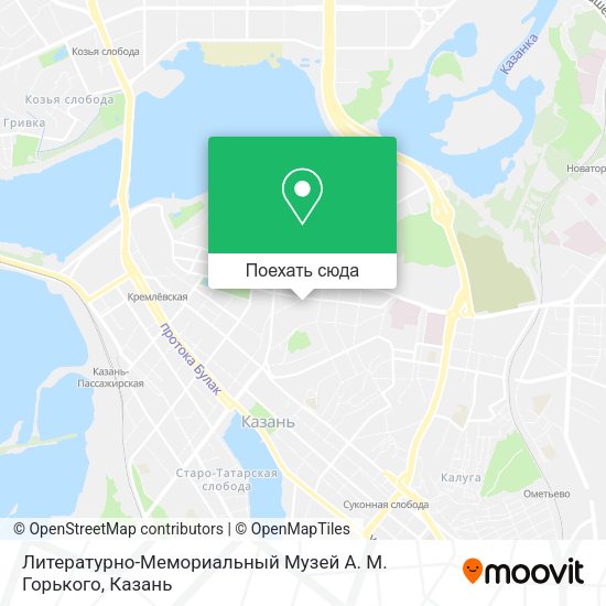 Карта Литературно-Мемориальный Музей А. М. Горького