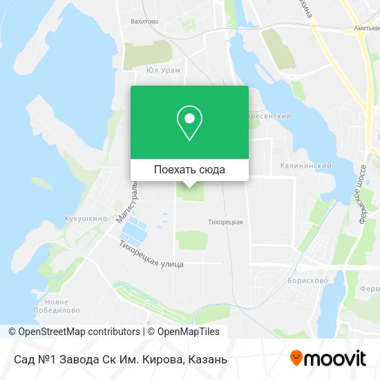 Карта Сад №1 Завода Ск Им. Кирова