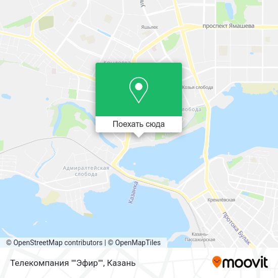 Карта Телекомпания ""Эфир""