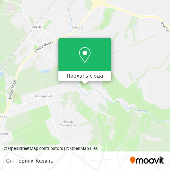 Карта Снт Горняк