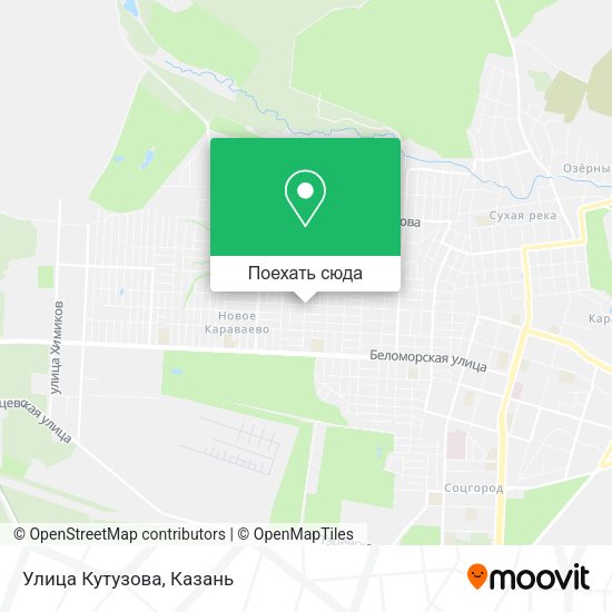 Карта Улица Кутузова