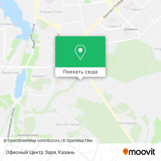 Карта Офисный Центр Заря