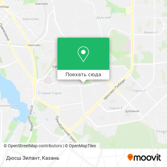 Карта Дюсш Зилант