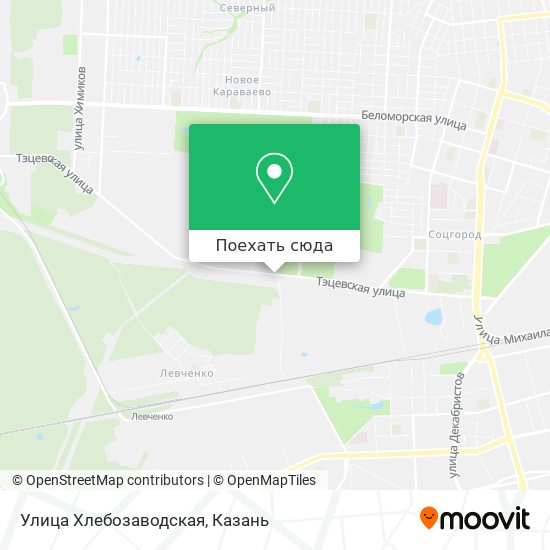 Карта Улица Хлебозаводская
