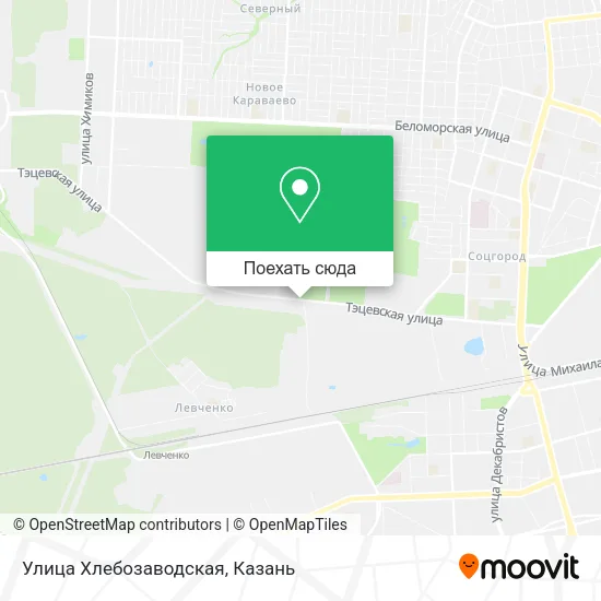 Карта Улица Хлебозаводская