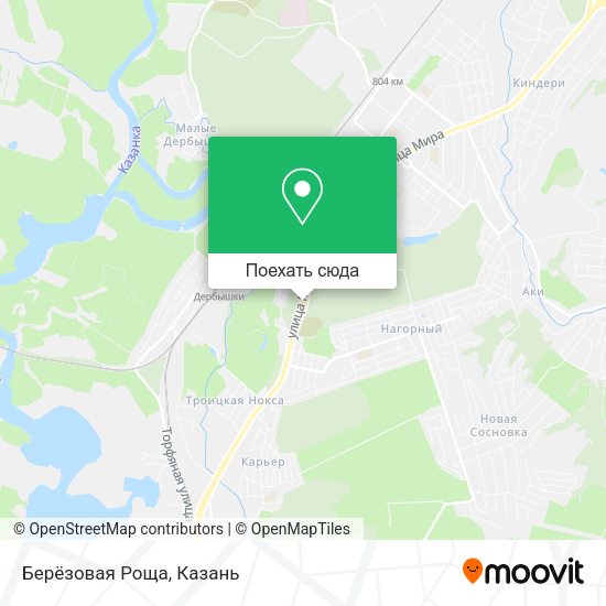 Карта Берёзовая Роща