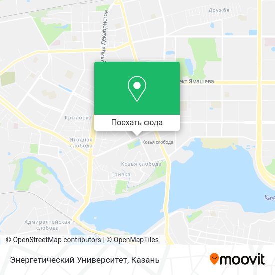 Карта Энергетический Университет
