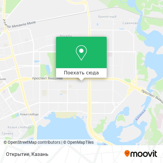 Карта Открытие