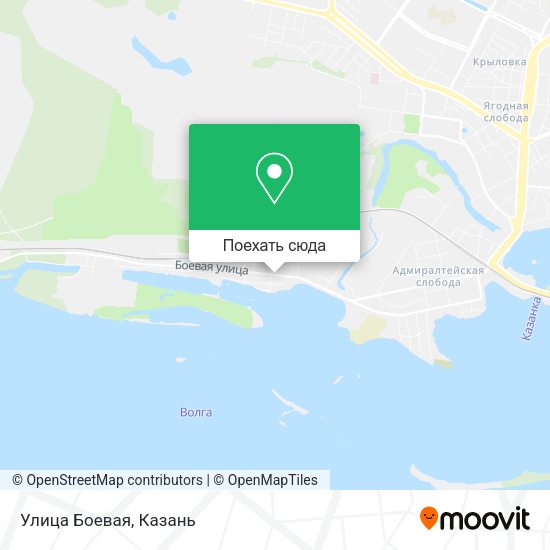 Карта Улица Боевая