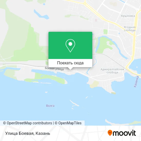Карта Улица Боевая