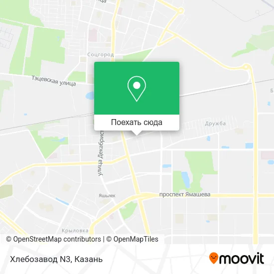 Карта Хлебозавод N3