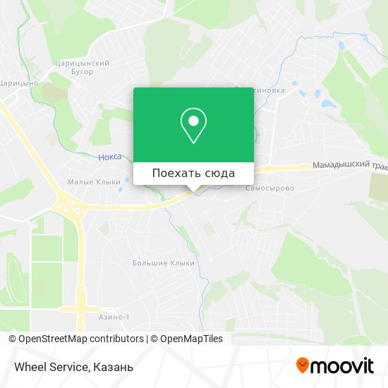 Карта Wheel Service
