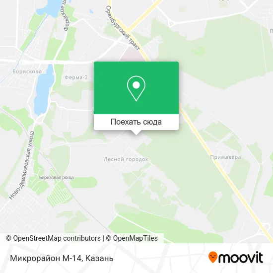 Карта Микрорайон М-14