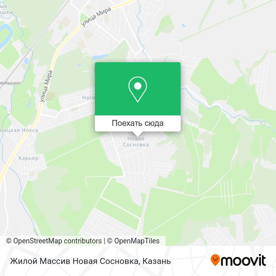Карта Жилой Массив Новая Сосновка