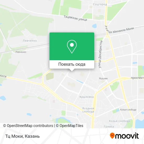 Карта Тц Моки