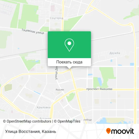 Карта Улица Восстания