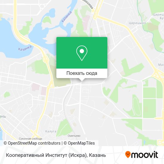 Карта Кооперативный Институт (Искра)