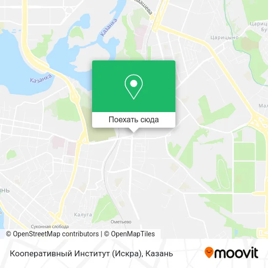 Карта Кооперативный Институт (Искра)
