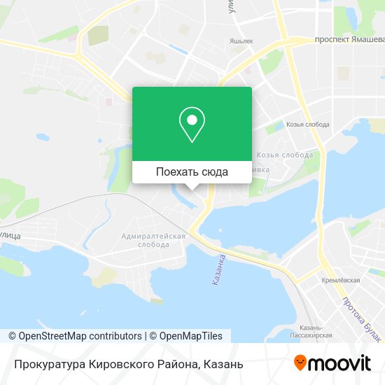 Карта Прокуратура Кировского Района