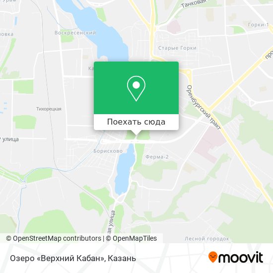 Карта Озеро «Верхний Кабан»