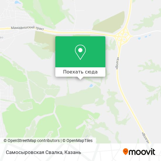 Карта Самосыровская Свалка