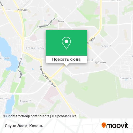 Карта Сауна Эдем