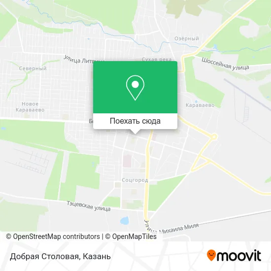 Карта Добрая Столовая