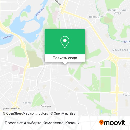 Карта Проспект Альберта Камалеева