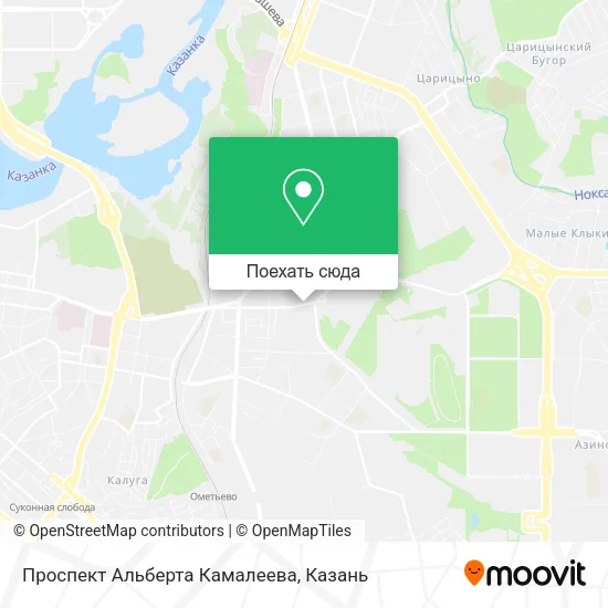 Карта Проспект Альберта Камалеева