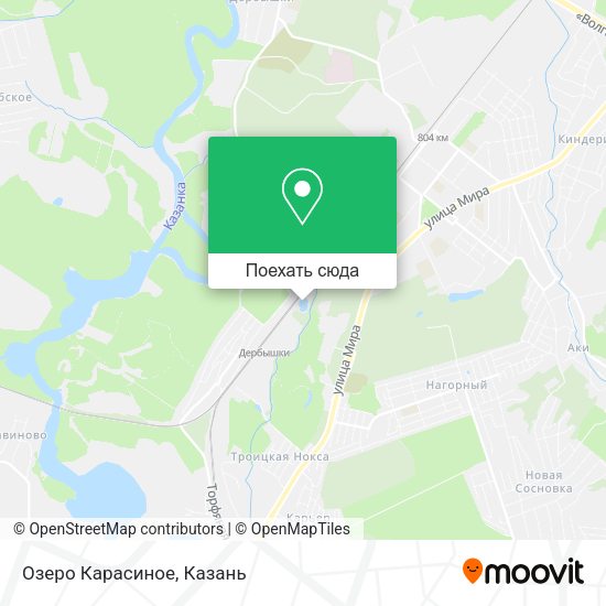 Карта Озеро Карасиное