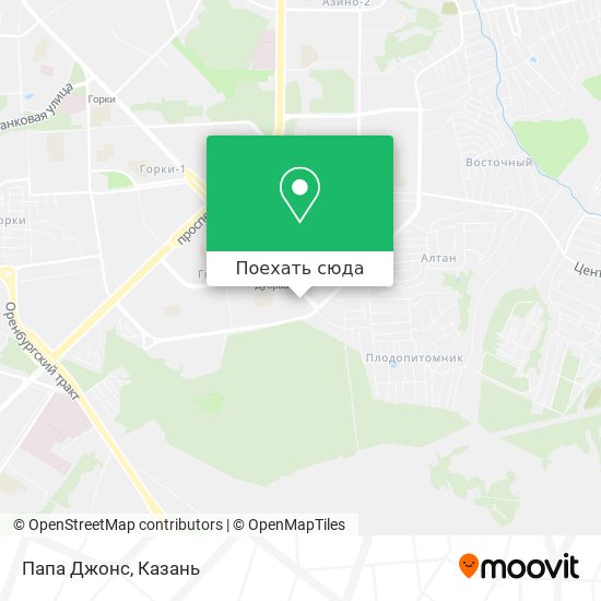 Карта Папа Джонс