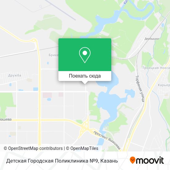 Карта Детская Городская Поликлиника №9