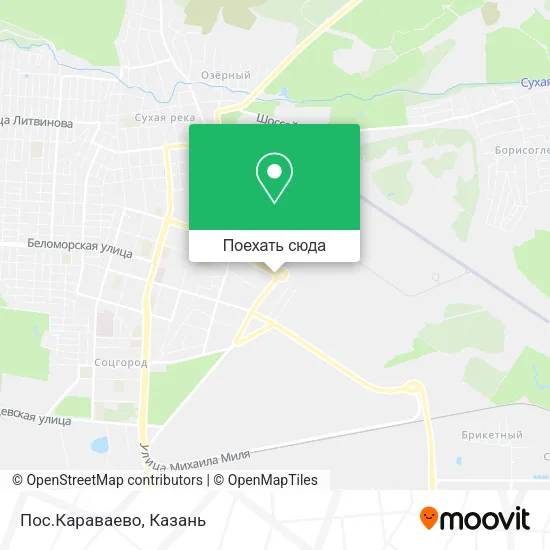 Карта Пос.Караваево