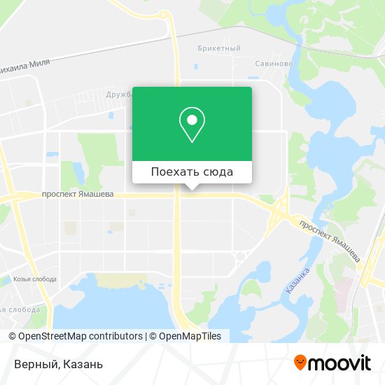 Карта Верный