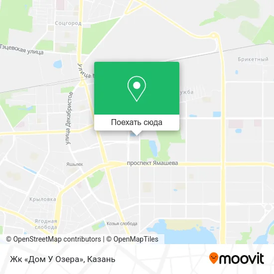 Карта Жк «Дом У Озера»