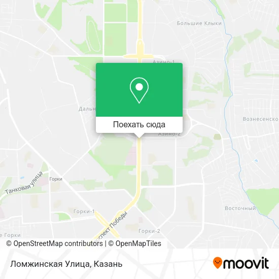Карта Ломжинская Улица
